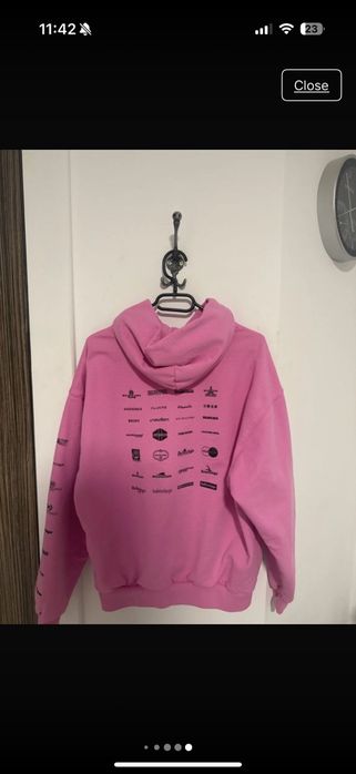 Hanorac Balenciaga roz stare buna