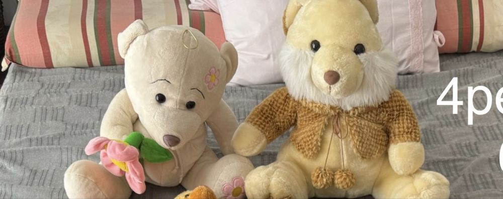 Плюшени играчки малки и големи 2-6€