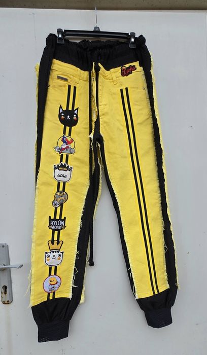 Djofra уникални дамски дънки Универсален размер