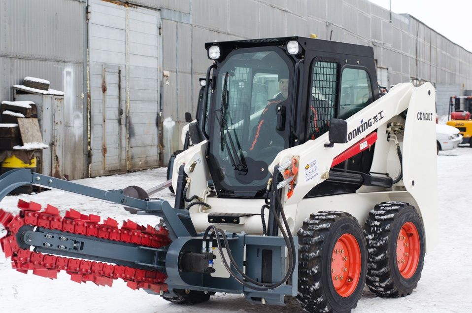 Траншеекопатель на погрузчик