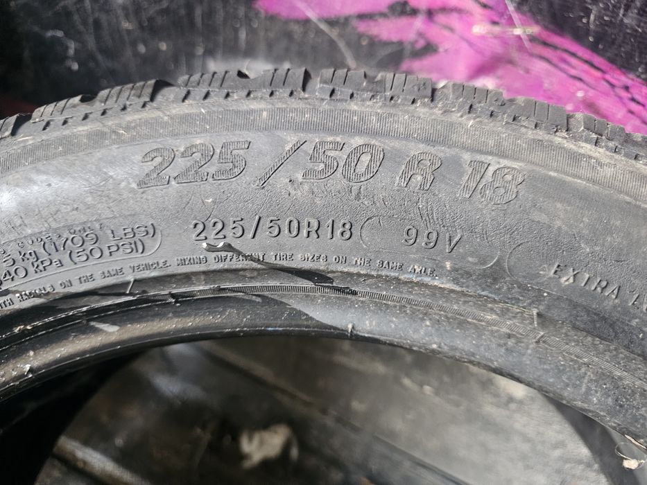 225 50 18 m+s michelin