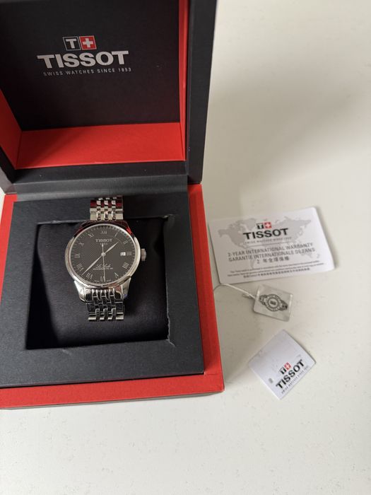 Tissot серебрянные часы