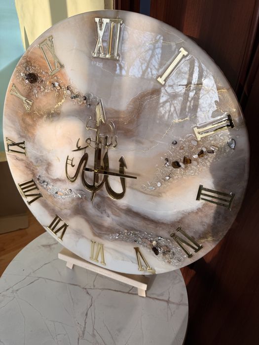 Часы из эпоксидной смолы!