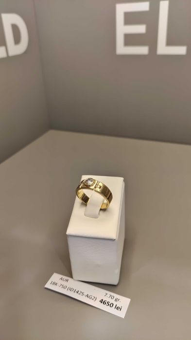 Inel aur 18 Karate cu diamant (7.70 grame) ID1425-AG2