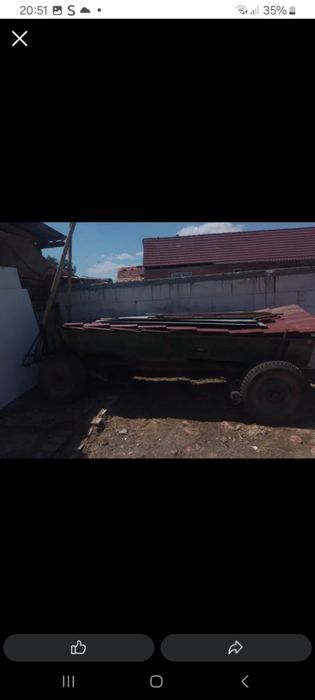 Vind carut pe lemn in stare Buna