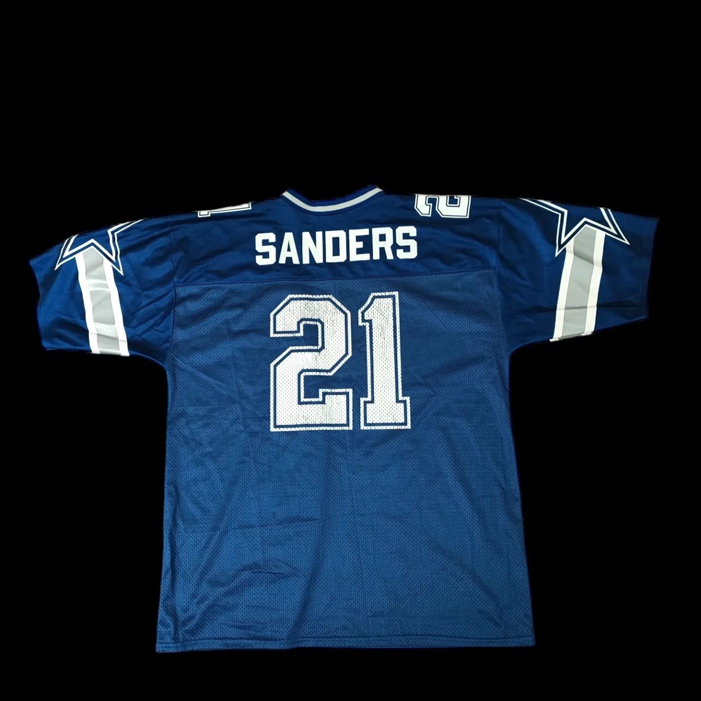 Deion Sanders Dallas Cowboys Mitchell & Ness Throwback Retired Player Name  & Number Long Sleeve Top - Royal