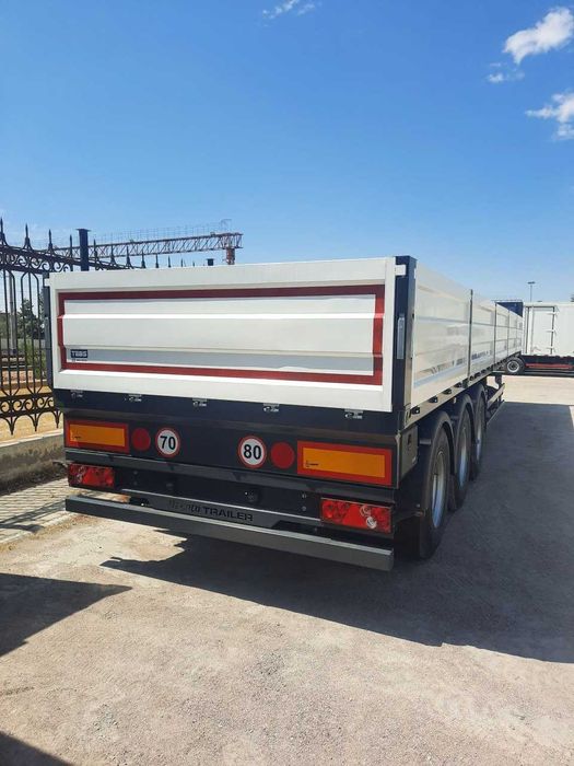 B наличии!!! Полуприцеп бортовой контейнеровоз UzAutoTrailer (2025)