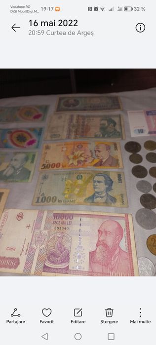 Monede si bancnote vechi