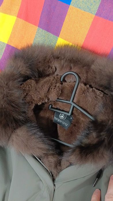 Женское пальто с мехом