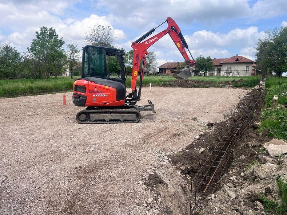 Услуги с мини багер