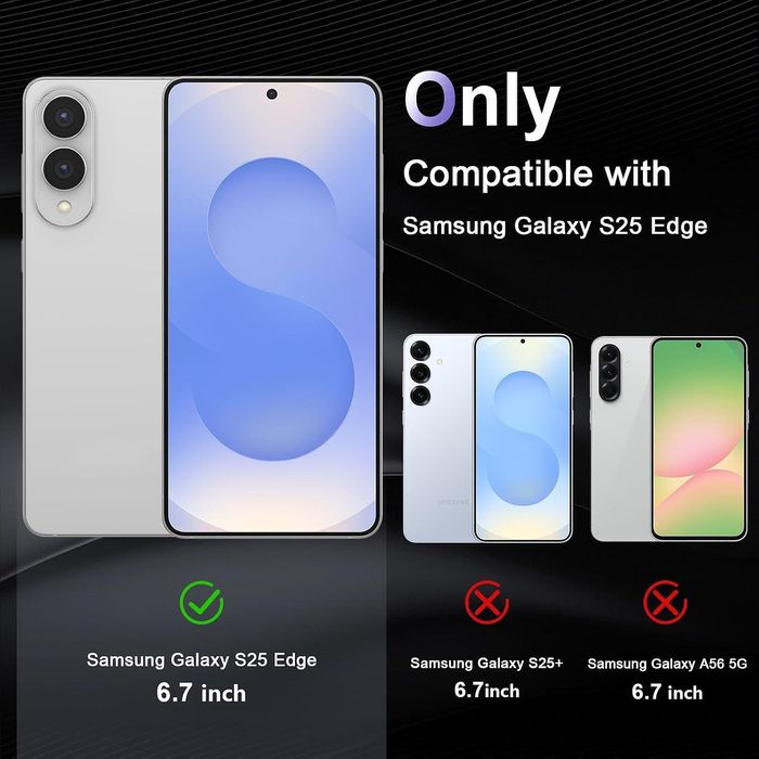 Прозрачен Кей Space Case за Samsung Galaxy S25 EDGE