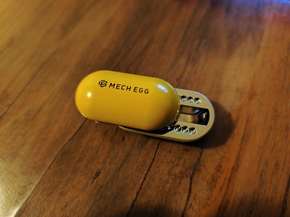 Jucărie Anti-Stress Premium Mech Egg Fidget Slider EDC, Metalică