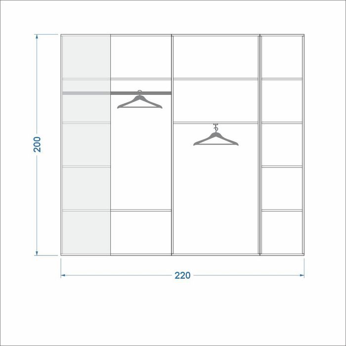 Шкаф угловой. ЛДСП