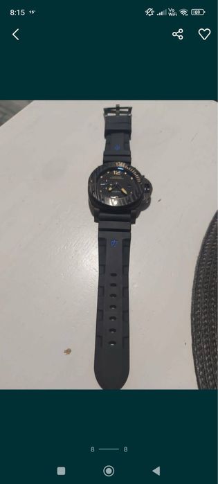 Ceas Barbatesc Luminor Submersible Panerai Carbotech