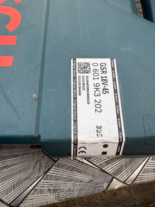 Bosch винтоверт GSR 18V-45
