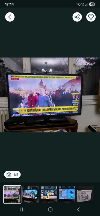 Ocazie  TV  Samsung full hd ,102 cm