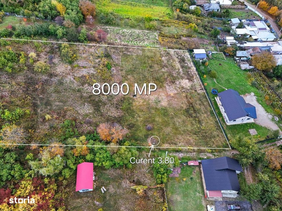 De vanzare teren intravilan 8,000 mp Garlenii de Sus / Bacau