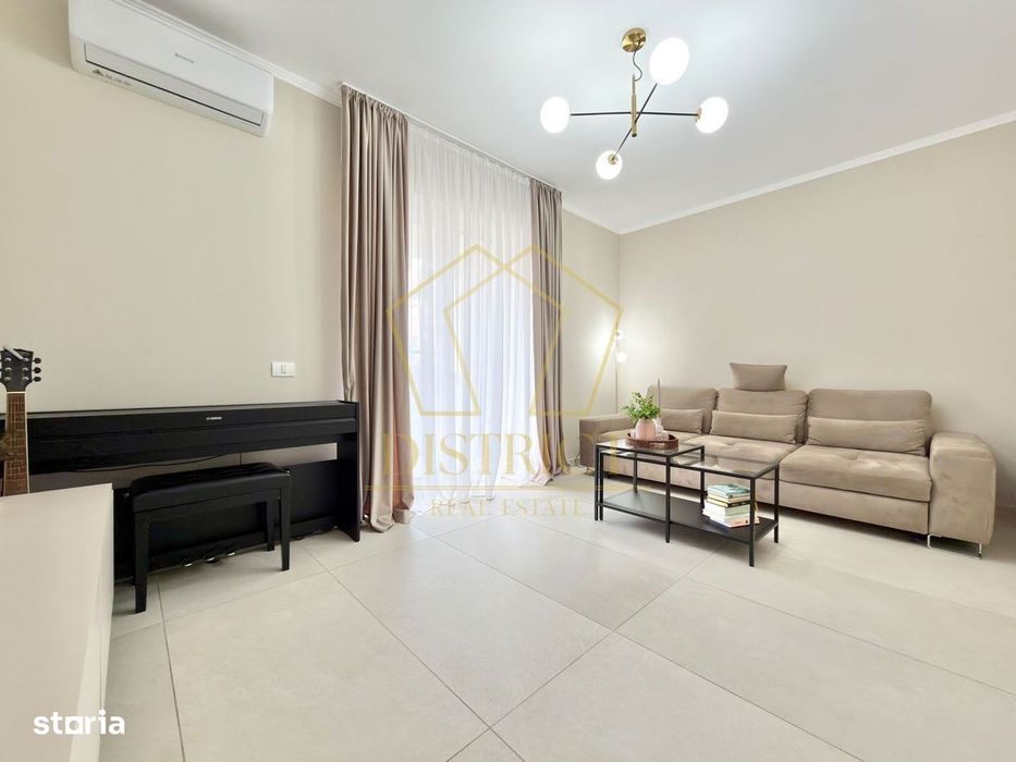 Apartament cu 2 camere mobilat si utilat decomandat la asfalt in Giroc