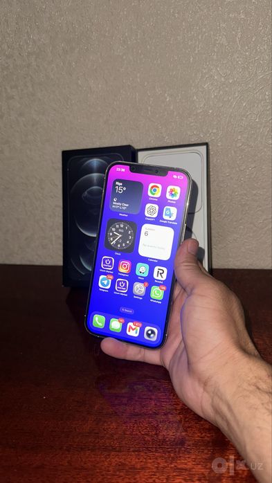 Iphone 12 pro max 256 gb ochilmagan radnoy