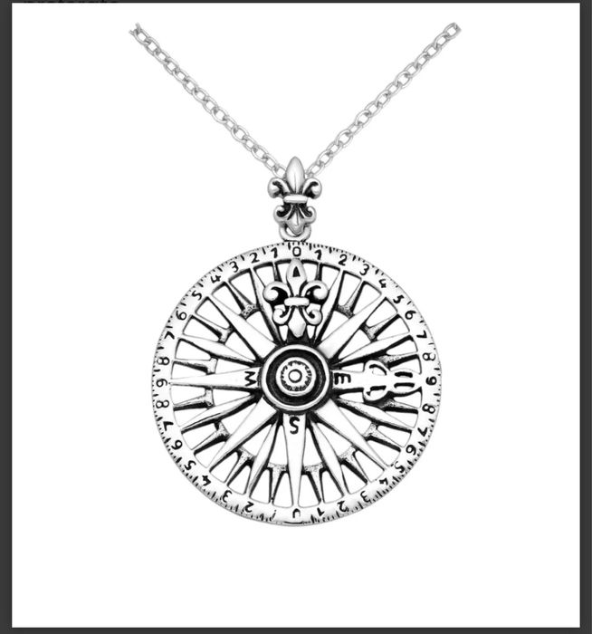 Pandantiv din argint 925, model Fleur De Lis - 8.2g