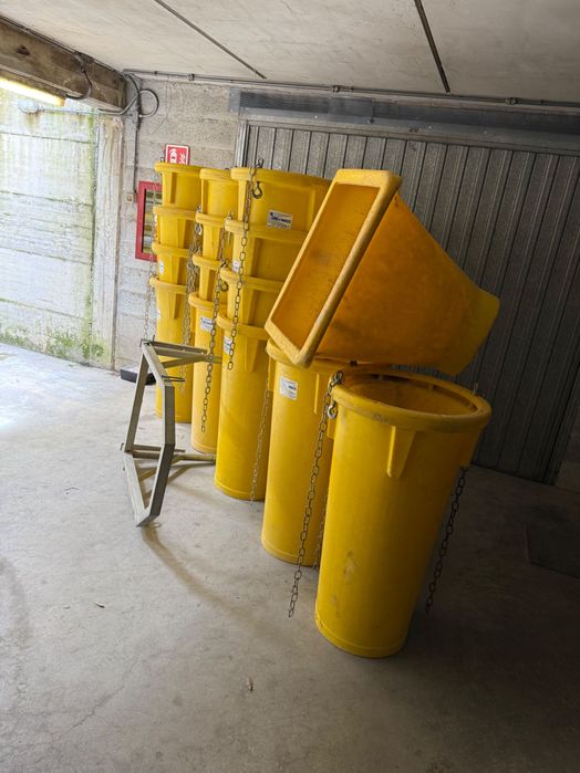 Tobogan pentru moloz, jgheab , tuburi 14 metri - Italia