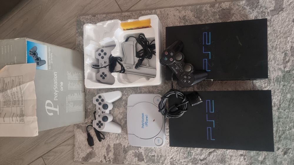 Playstation 2  + maneta + joc  mobila copi