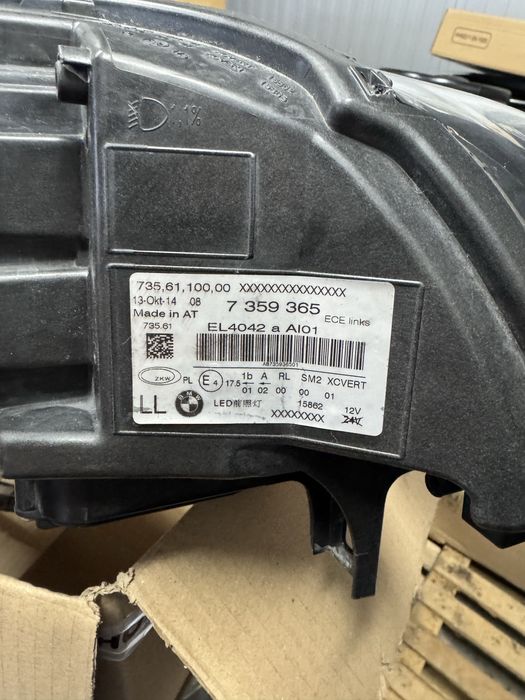 Оригинален Оборудван ADAPTIVE LED ЛЯВ фар за BMW X6 E71