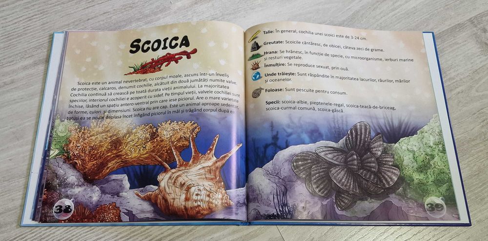 Carte copii – Prima mea enciclopedie: Animale marine