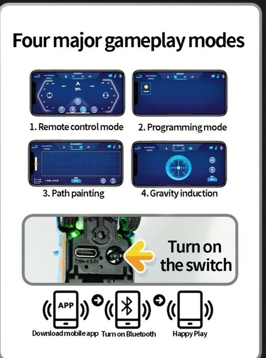 Automodel 1:64 TurboAlloy control telecomanda telefon
