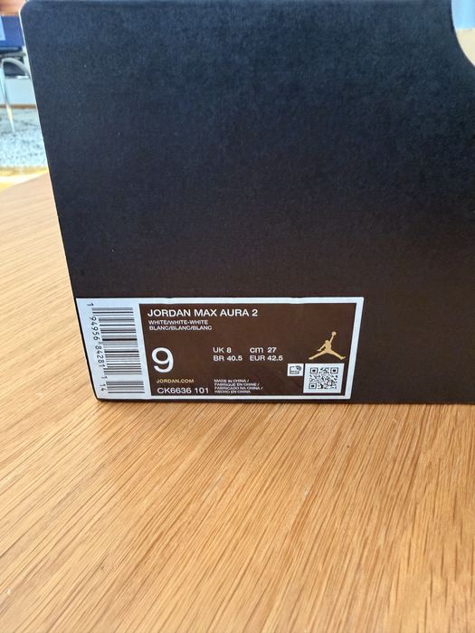 Nike Jordan Max Aura 2, Бели, Размер 42.5