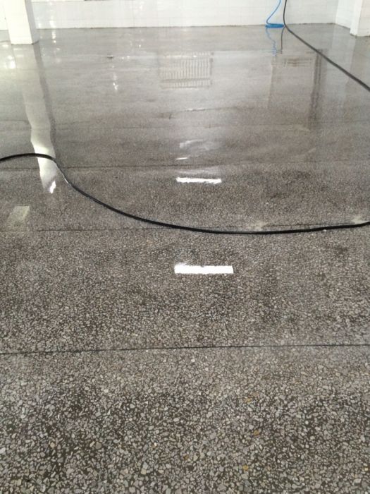 Полы из мраморной крошки