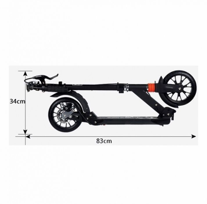 Самокат SCOOTER Дисковые тормоза 100 кг