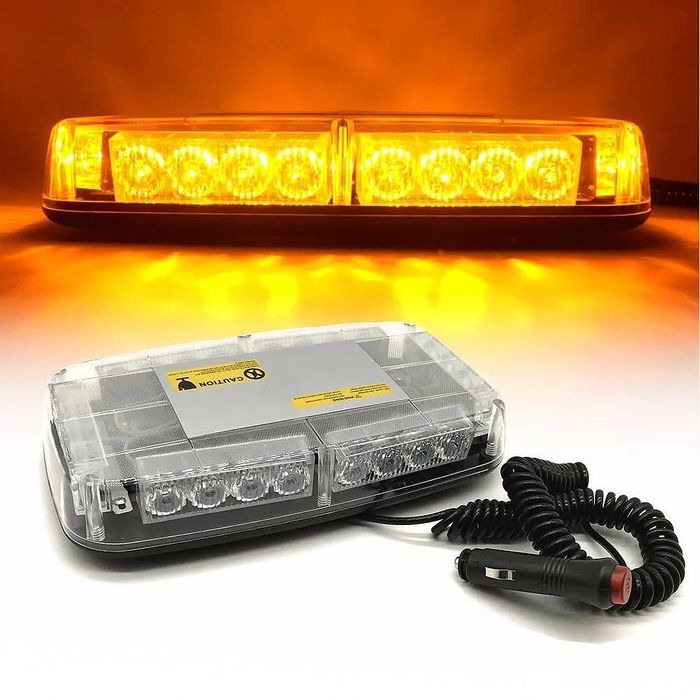 Аварийна сигнална лампа Маяк с 15 режима Led диоди 28см
