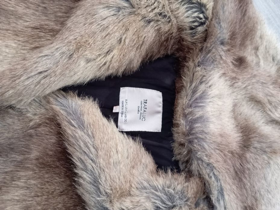 Blăniță damă Zara Trafaluc maro, cu buzunare