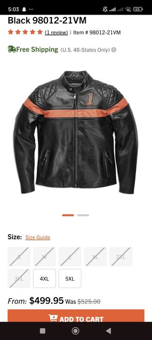 Geaca piele Harley Davidson