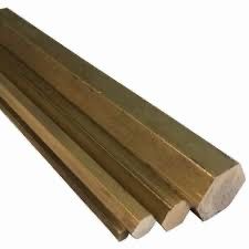 Bara de bronz hexagon