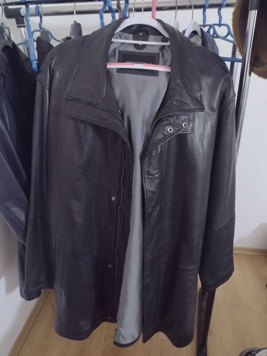 Италианско кожено яке.Ново.Естествена кожа