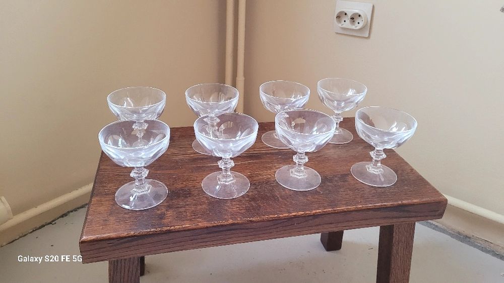 Декоративни чаши оловен кристал Longchamp  Франция