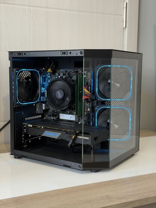 Геймърски компютър Ryzen 5 3600, GTX1660, 16GB RAM