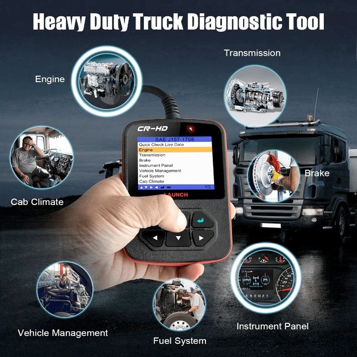 Euro Yuk mashinalar uchun launch diagnostika qurilmasi