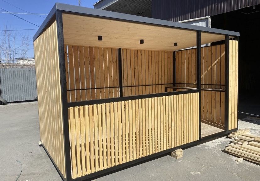 Бесдка в стиле лофт