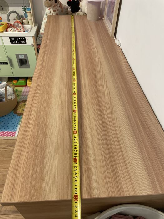 Comoda masa de infasat lemn alb