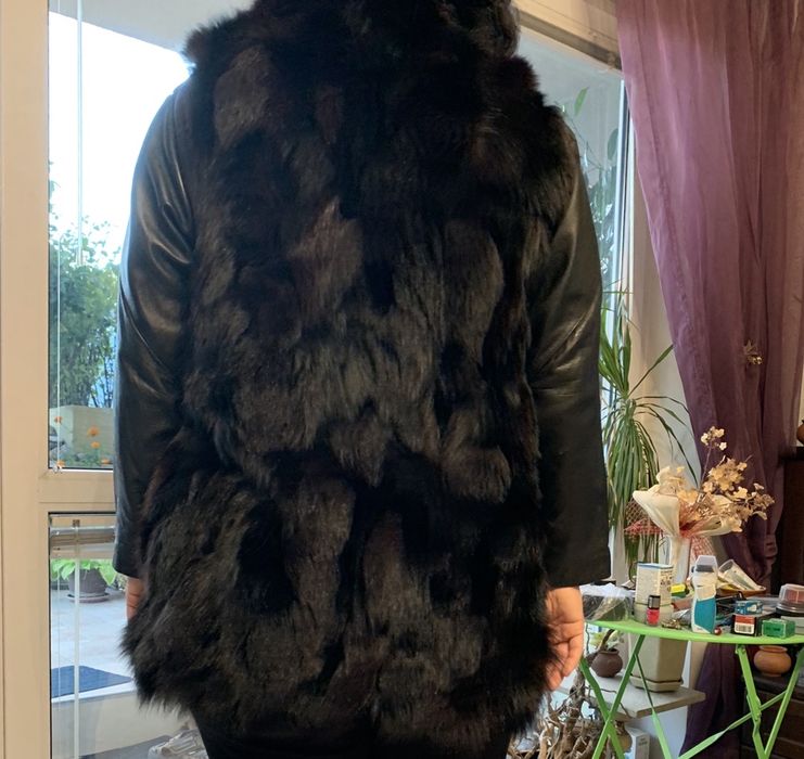 Ски яке, salomon, Естествен косъм лисица Л-ХЛ размер