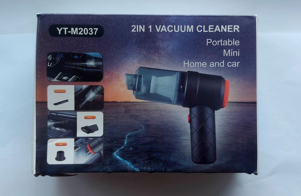 Мощный мини пылесос 2-1