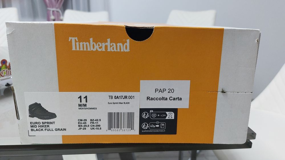 Ghete Timberland Euro Sprint noi