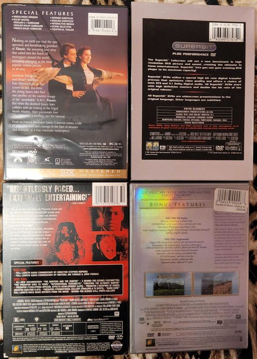 DVD-uri ORIGINALE Region 1 (SUA/Canada) Pentru Colectionari