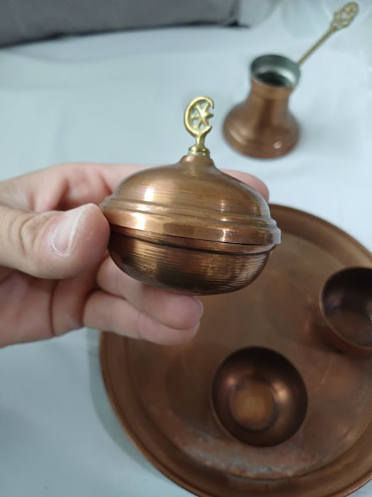 сервиз за кафе,меден Made in jugoslavia
