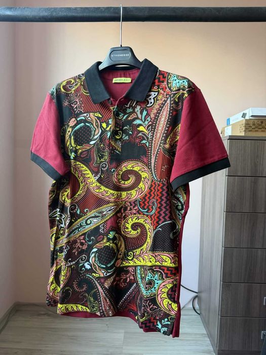 Versace jeans couture тениска с яка