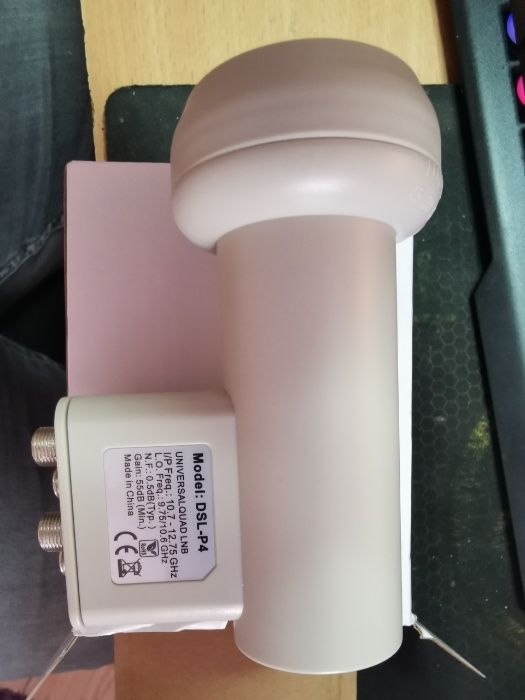 Lnb Satelit Quad Universal FHD/4K ready 4 iesire NOU