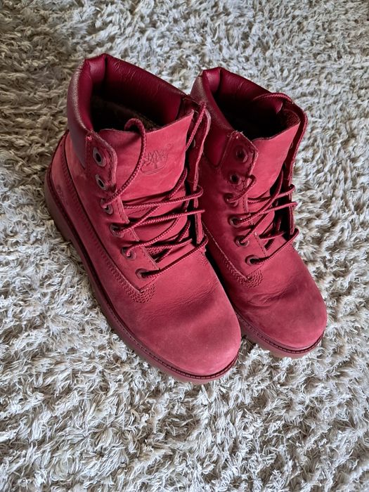 Ghete Timberland piele